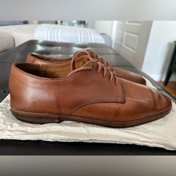 H by Hudson London Oxfords in Brown - Picture 5 of 7
